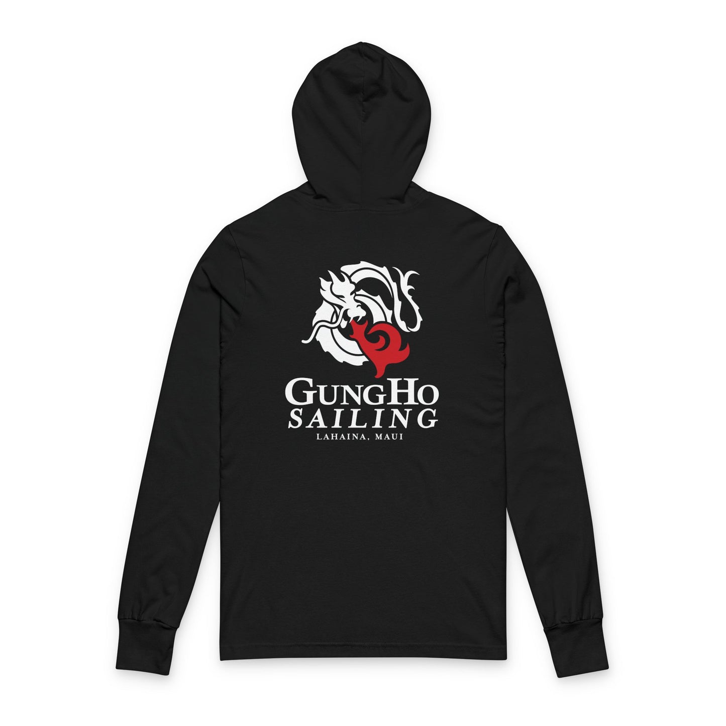 Sailing Hoodie Tee — GungHo Sailing Logo Long-Sleeve Hooded Shirt