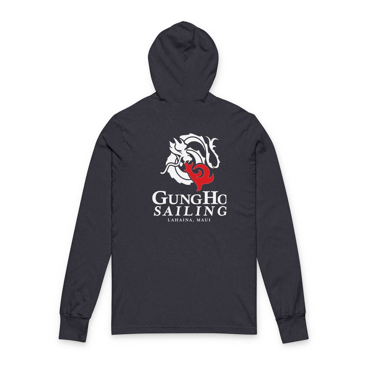 Sailing Hoodie Tee — GungHo Sailing Logo Long-Sleeve Hooded Shirt