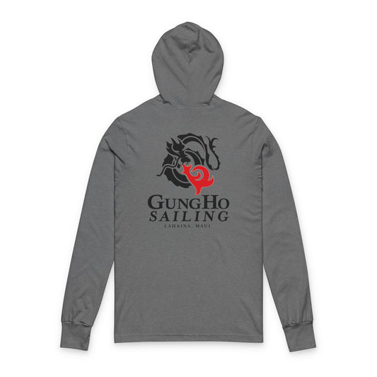 Sailing Hoodie Tee — GungHo Sailing Logo Long-Sleeve Hooded Shirt