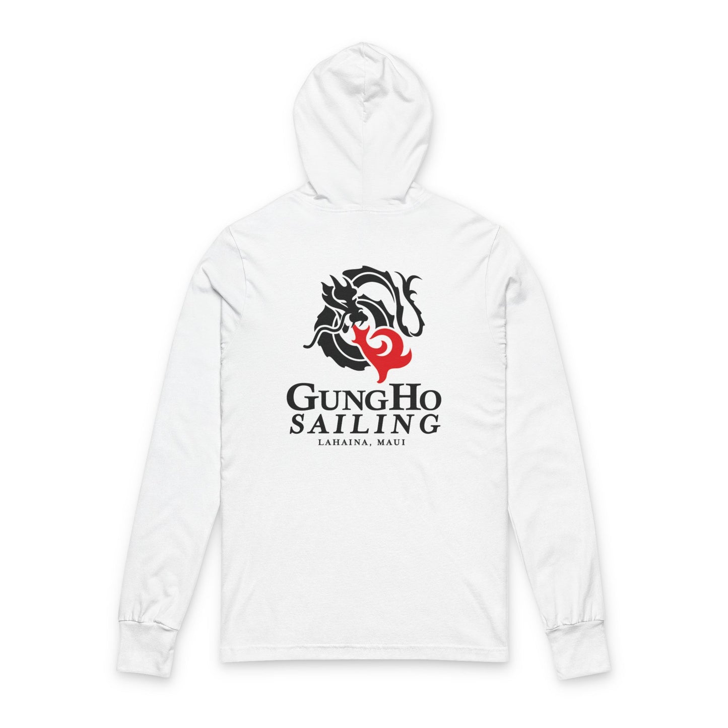 Sailing Hoodie Tee — GungHo Sailing Logo Long-Sleeve Hooded Shirt